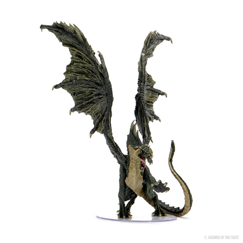 DnD - Adult Black Dragon - Icons of the Realms Premium DnD Figur